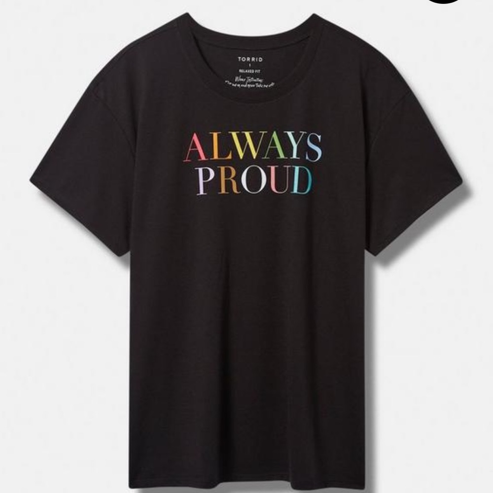 Always Proud Relaxed Fit Signature Jersey Crew Neck Tee